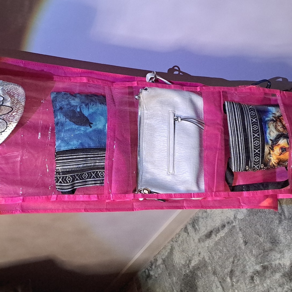 5 STAR PINK HANDBAG HOLDER - Picture 2 of 3